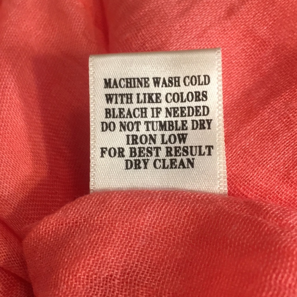 NWT loveriche Coral Flutter Sleeve Top Tie Front - Picture 11 of 16